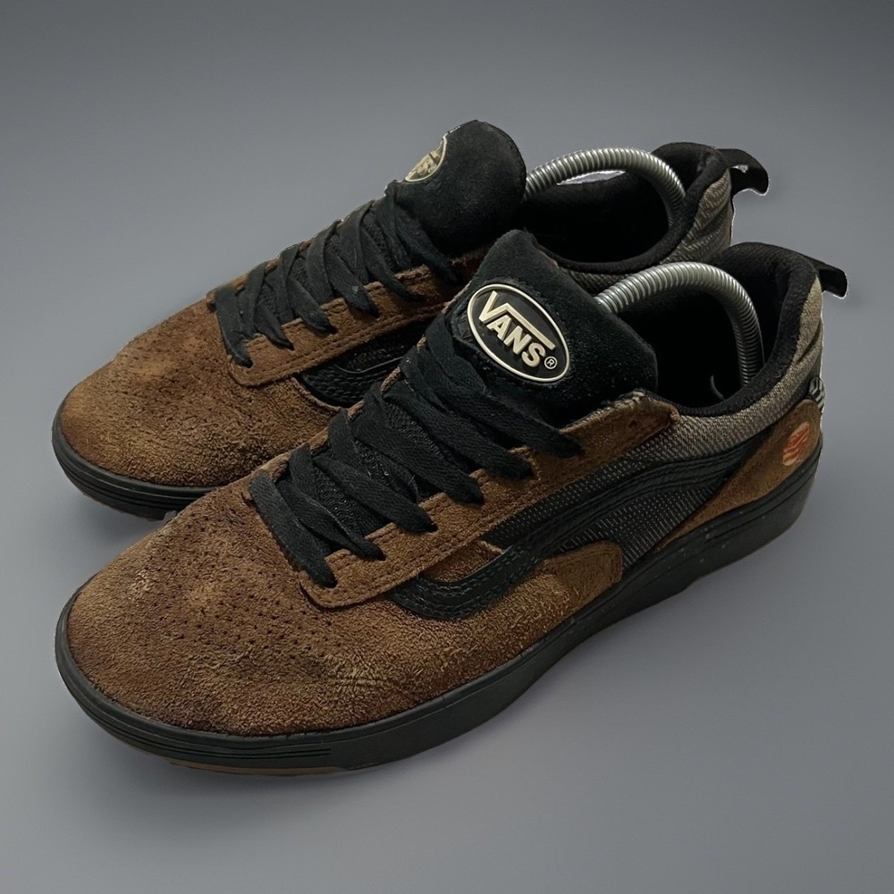 Zion Wright x Vans Zahba Jupiter Mens Brown Black Suede Skate Sneaker Shoes 8